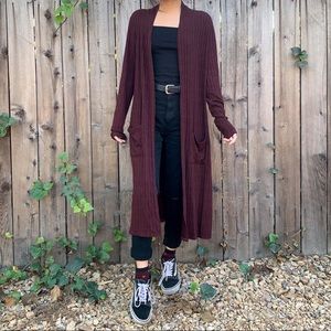 Lisa Rina Collection open front duster cardigan
